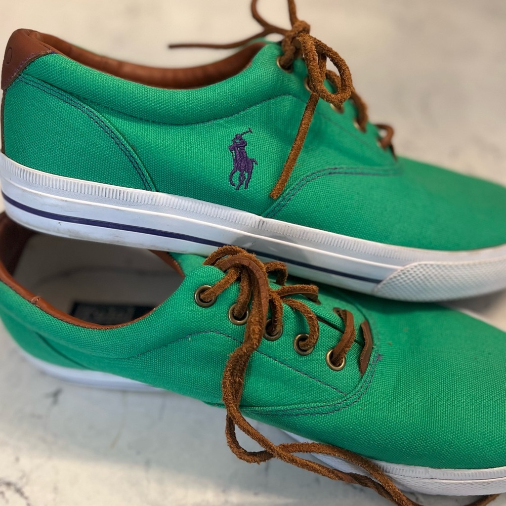 Polo by Ralph Lauren Vibrant Green Sneakers